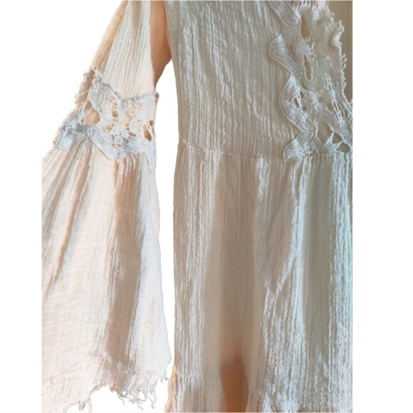 Free People Delicate Long Sleeve Dress size S - Picture 4 of 6
